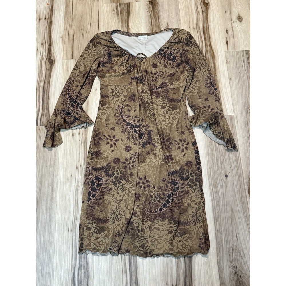 Y2K Charlotte Russe Dress Whimsigoth, Fairy Grunge Boho Sleaze Size L